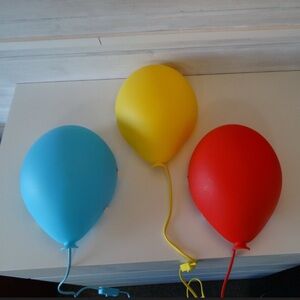 new sealed IKEA Blue,yellow,red Balloon lamp-giftable-Christmas kid bedroom